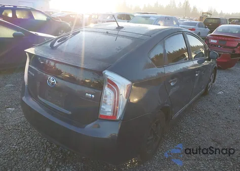 2012 Toyota Prius Three z USA, uszkodzony, nr VIN JTDKN3DU7C5456951